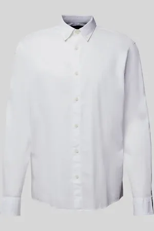 Ralph Lauren Custom Fit Business-Hemd mit Logo-Stitching in , Größe 38