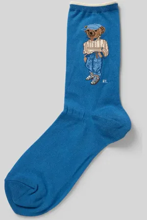 Ralph Lauren Socken mit Polo Bear Motiv und elastischem Bund in , Größe 36-41