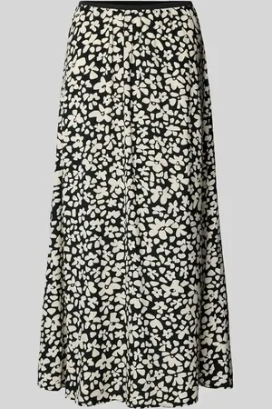 VERO MODA Ausgestellter Midi-Rock aus reiner Viskose Modell 