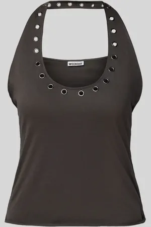 Weekday Tanktop mit Neckholder in , Größe M