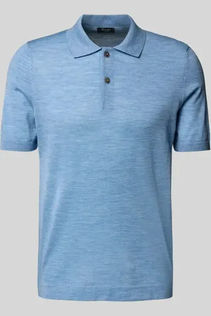 Maerz Regular Fit Poloshirt mit gerippten Abschlüssen in , Größe 48