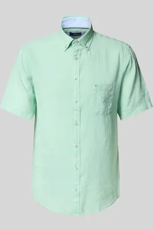 Fynch-Hatton Regular Fit Freizeithemd aus Leinen-Baumwoll-Mix in , Größe 3XL