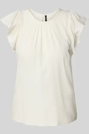 VERO MODA Regular Fit Blusentop aus Viskose-Mix Modell 