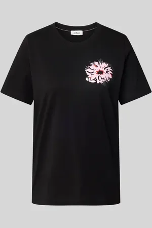 QS by s.Oliver Relaxed Fit T-Shirt aus reiner Baumwolle in , Größe 34