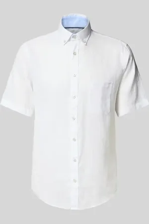 Fynch-Hatton Regular Fit Freizeithemd aus Leinen-Baumwoll-Mix in , Größe 3XL