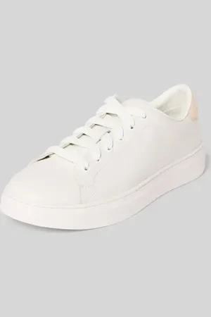 HUGO BOSS Ledersneaker mit Label-Prägung Modell 