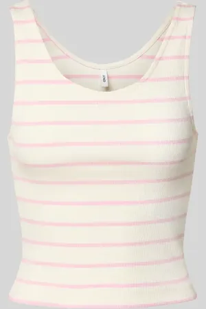 ONLY Slim Fit Tank Top in Rippoptik Modell 