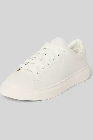 HUGO BOSS Ledersneaker mit Label-Prägung Modell 