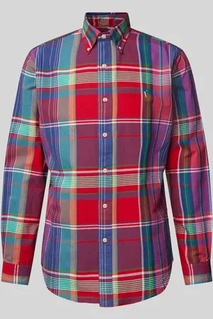 Ralph Lauren Custom Fit Freizeithemd mit Button-Down-Kragen in , Größe L