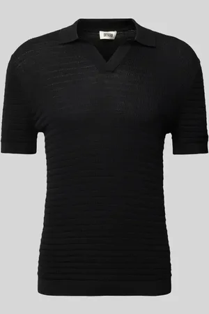 Drykorn Regular Fit Poloshirt mit V-Ausschnitt Modell 
