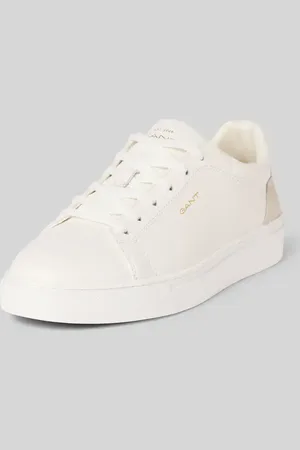 GANT Ledersneaker mit Label-Print Modell 