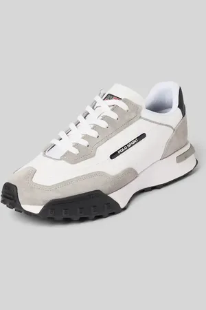 Ralph Lauren Sneaker aus Leder-Textil-Mix Modell 