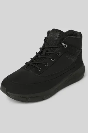 Tommy Hilfiger Lederboots mit Label-Badge in , Größe 45