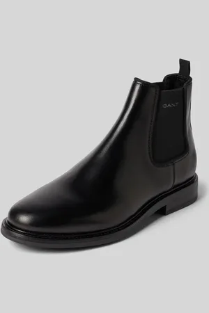 GANT Chelsea Boots aus Leder mit Label-Schriftzug Modell 