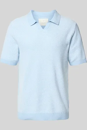 JACK & JONES Regular Fit Poloshirt mit V-Ausschnitt in , Größe L
