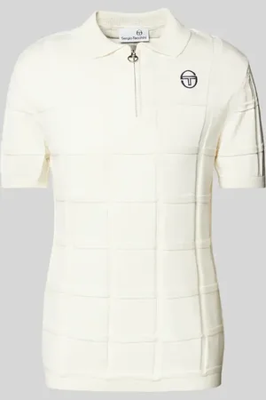 Sergio Tacchini Slim Fit Poloshirt mit Strukturmuster Modell 