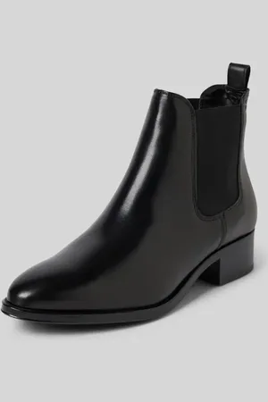 Tamaris Chelsea Boots aus Leder mit Blockabsatz in , Größe 40
