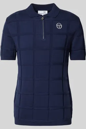 Sergio Tacchini Slim Fit Poloshirt mit Strukturmuster Modell 