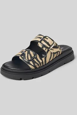 Tamaris Sandalette aus Leder mit Plateausohle in , Größe 37