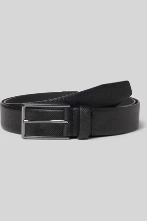 HUGO BOSS Ledergürtel mit Strukturmuster Modell 