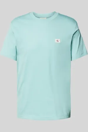 Calvin Klein T-Shirt mit Label-Stitching und Rundhalsausschnitt in , Größe L