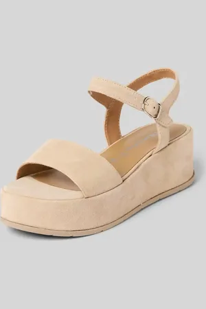 Tamaris Sandalette aus Leder mit Plateausohle in , Größe 37