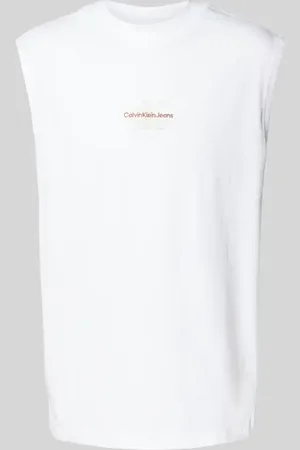 Calvin Klein Top mit Label-Stitching in , Größe L