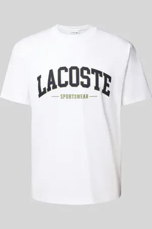 Lacoste T-Shirt mit Label-Print in , Größe L