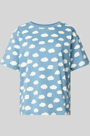 Jake*s Pyjama-Oberteil im Allover-Look mit Rundhalsausschnitt in , Größe L