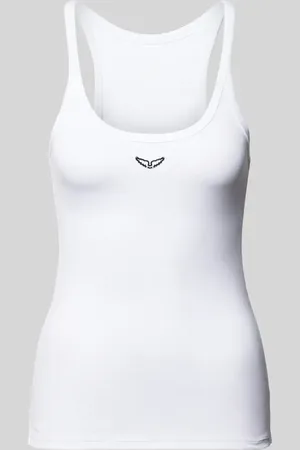 Zadig & Voltaire Tanktop mit Label-Stitching Modell 