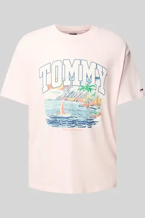 Tommy Hilfiger Relaxed Fit T-Shirt mit Motiv-Print in , Größe L