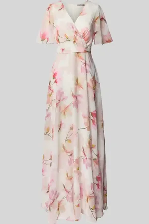 Christian Berg Abendkleid mit V-Ausschnitt in , Größe 32