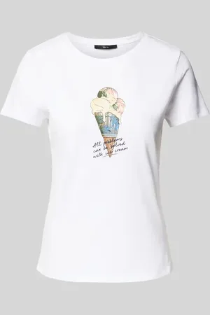 Zero T-Shirt mit Motiv-Print in , Größe 38