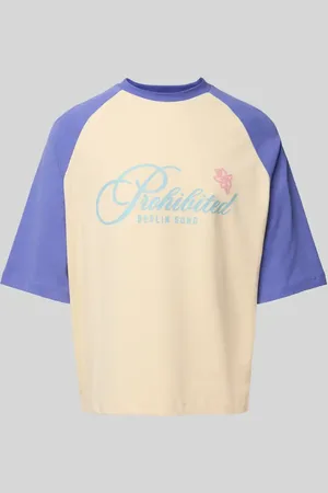 Prohibited T-Shirt mit Label-Print in , Größe L