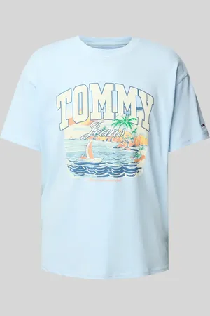 Tommy Hilfiger Relaxed Fit T-Shirt mit Motiv-Print in , Größe L