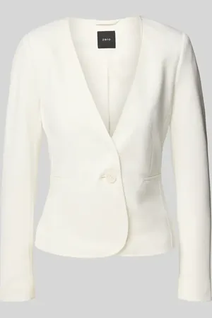 Zero Blazer mit Knopfverschluss und Paspeltaschen in , Größe 38