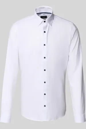 Olymp Super Slim Fit Business-Hemd mit Knopfleiste in , Größe 36