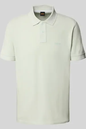 HUGO BOSS Slim Fit Poloshirt mit Label-Print Modell 
