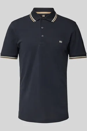 Christian Berg Poloshirt mit Label-Stitching in , Größe 3XL