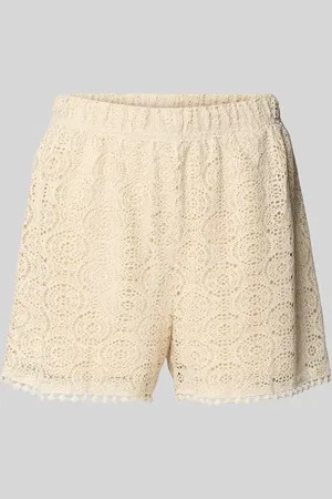 VERO MODA Regular Fit Shorts mit Ausbrenner-Effekt Modell 