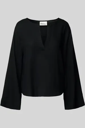 My Essential Wardrobe Blusenshirt mit V-Ausschnitt Modell 
