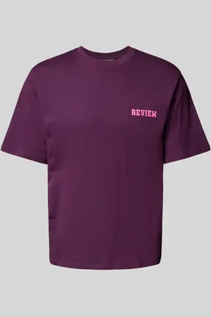 Review Regular Fit T-Shirt aus Baumwoll-Viskose-Mix in , Größe L