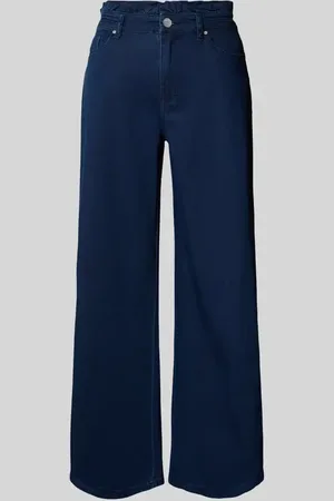 Buena Vista Wide Leg Jeans mit Rüschen in , Größe L