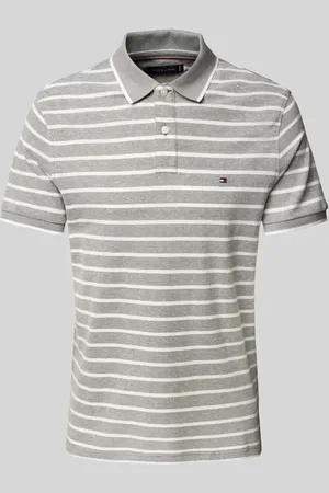 Tommy Hilfiger Regular Fit Poloshirt aus Baumwoll-Leinen-Mix in , Größe L