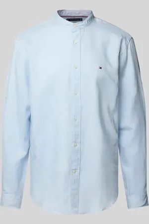 Tommy Hilfiger Regular Fit Freizeithemd aus Baumwoll-Leinen-Mix in , Größe L
