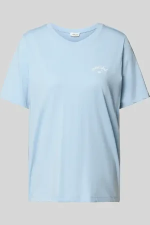 QS by s.Oliver Relaxed Fit T-Shirt aus reiner Baumwolle in , Größe 34
