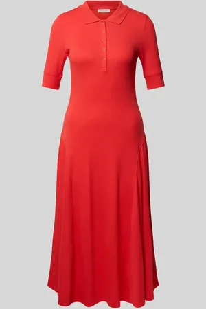 Christian Berg Polokleid mit Druckknopfleiste in , Größe L