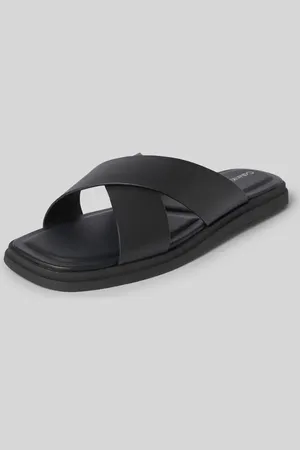 Calvin Klein Slides aus echtem Leder Modell 