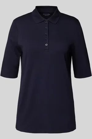 Christian Berg Poloshirt mit kurzer Knopfleiste in , Größe 36