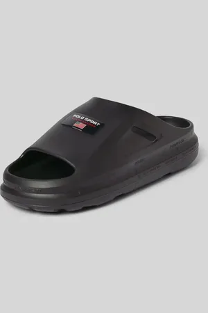 Ralph Lauren Slides aus Leder-Mix in , Größe 41